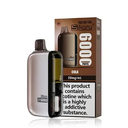 SKE Sikary S6000 Disposable Vape Kit-Box of 5