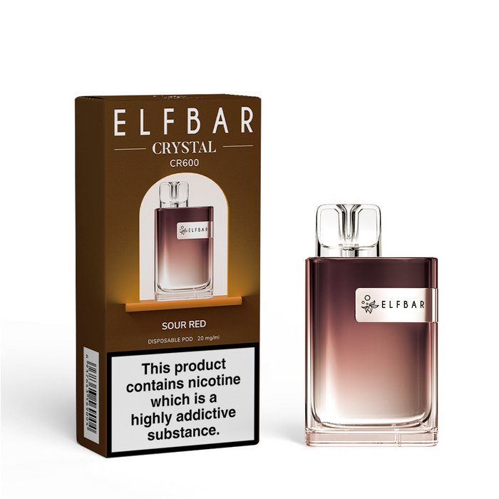 ELF Bar Crystal CR600 Disposable Vape Device - Box of 10