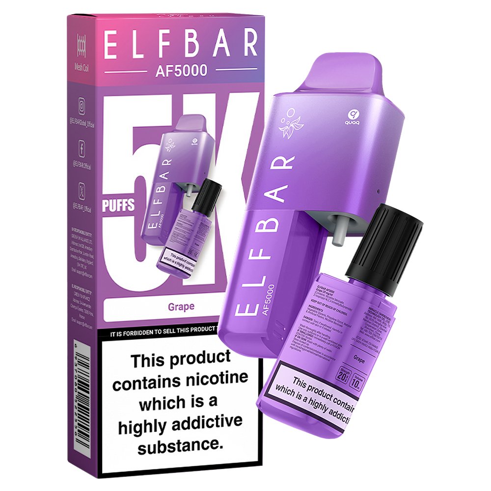 Elf bar AF5000 Puffs Disposable Vape Device - 20MG