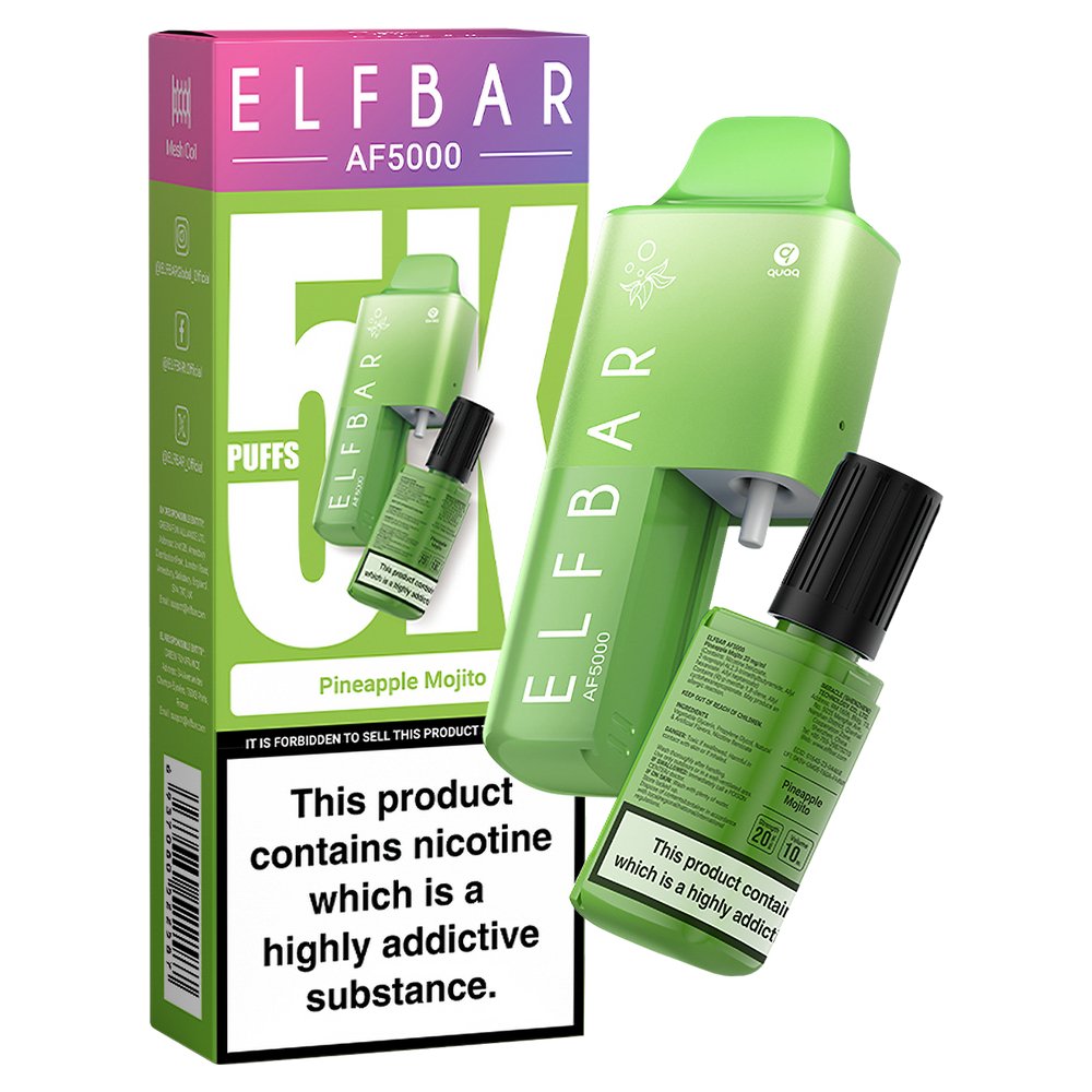 Elf bar AF5000 Puffs Disposable Vape Device - 20MG