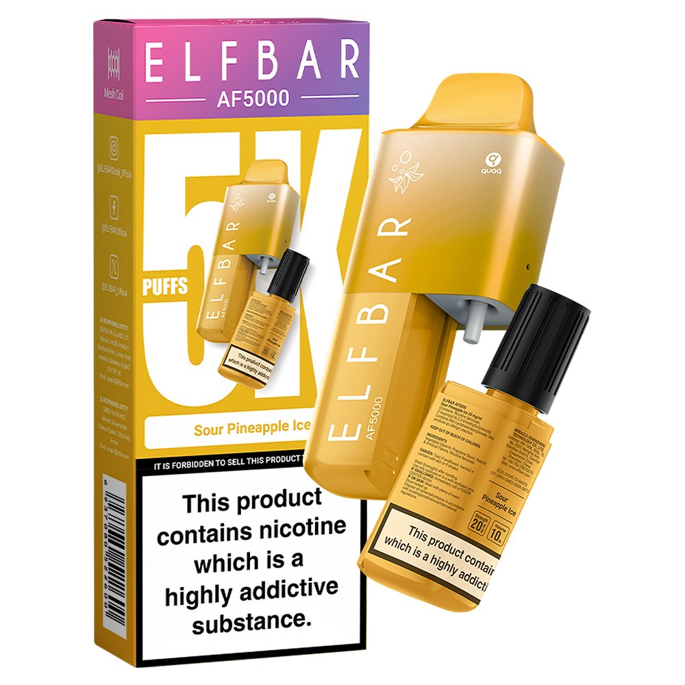 Elf bar AF5000 Puffs Disposable Vape Device - 20MG