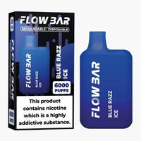 Flow Bar 6000 Disposable Vape Pod Device 0MG - Box of 10