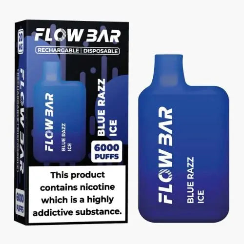 Flow Bar 6000 Disposable Vape Pod Device 0MG - Box of 10