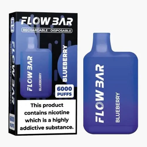 Flow Bar 6000 Disposable Vape Pod Device 0MG - Box of 10