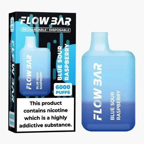 Flow Bar 6000 Disposable Vape Pod Device 0MG - Box of 10
