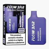 Flow Bar 6000 Disposable Vape Pod Device 0MG - Box of 10