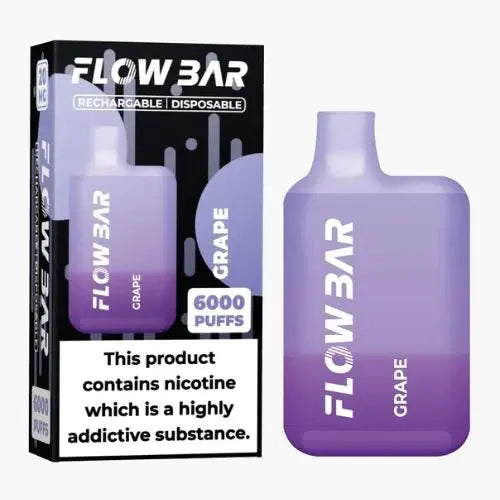 Flow Bar 6000 Disposable Vape Pod Device 0MG - Box of 10