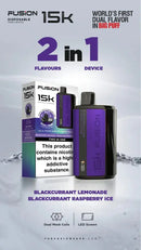 2 IN 1 FUSION 15K PUFFS DISPOSABLE VAPE POD KIT