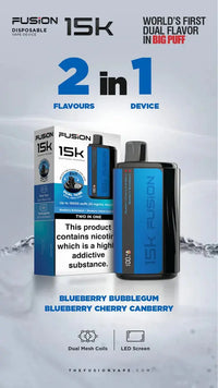 2 IN 1 FUSION 15K PUFFS DISPOSABLE VAPE POD KIT