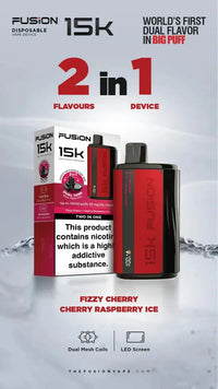 2 IN 1 FUSION 15K PUFFS DISPOSABLE VAPE POD KIT