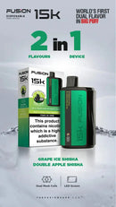 2 IN 1 FUSION 15K PUFFS DISPOSABLE VAPE POD KIT