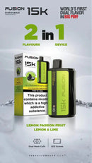 2 IN 1 FUSION 15K PUFFS DISPOSABLE VAPE POD KIT