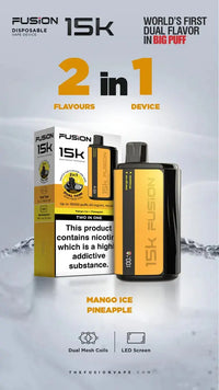 2 IN 1 FUSION 15K PUFFS DISPOSABLE VAPE POD KIT