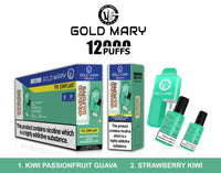 Gold Mary 12000 Puffs Disposable Vape Box of 5