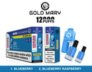 Gold Mary 12000 Puffs Disposable Vape Box of 5