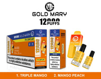 Gold Mary 12000 Puffs Disposable Vape Box of 5