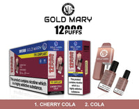 Gold Mary 12000 Puffs Disposable Vape Box of 5