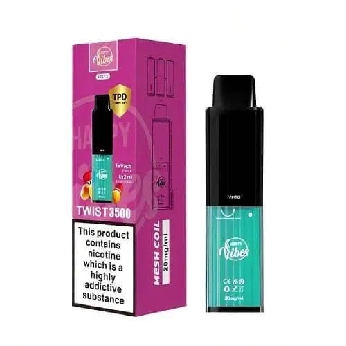 Happy Vibe2400 Disposable Device 20MG - Box of 5