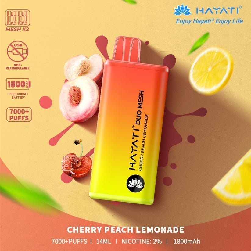 Hayati Duo Mesh 7000 Puffs Disposable Vape Pod 20MG