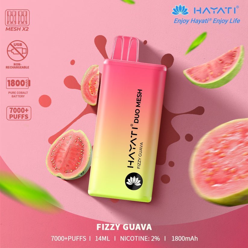Hayati Duo Mesh 7000 Puffs Disposable Vape Pod 20MG