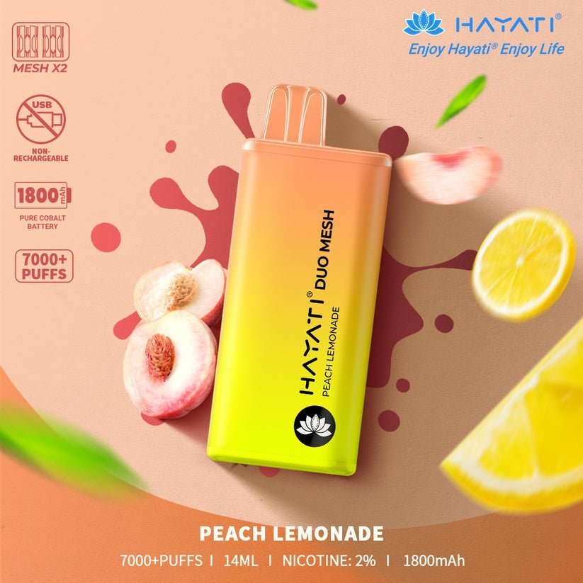 Hayati Duo Mesh 7000 Puffs Disposable Vape Pod 20MG