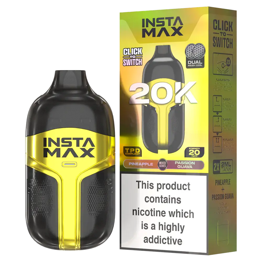 Insta Max 20000 Puffs Disposable Vape pack of 5