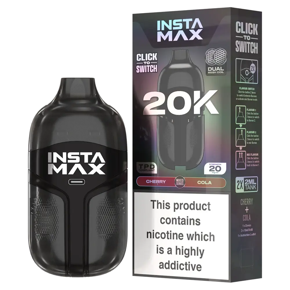 Insta Max 20000 Puffs Disposable Vape pack of 5