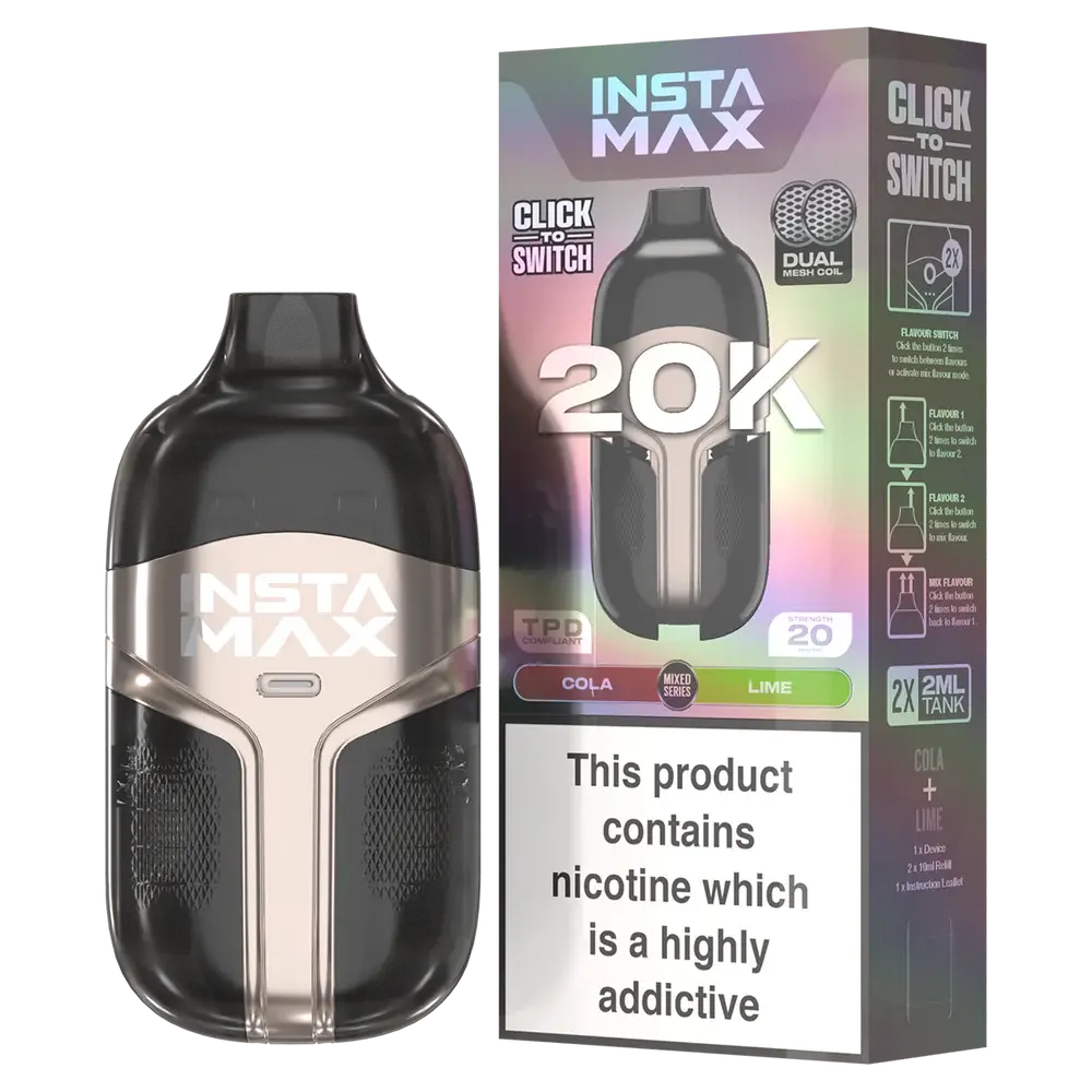 Insta Max 20000 Puffs Disposable Vape pack of 5