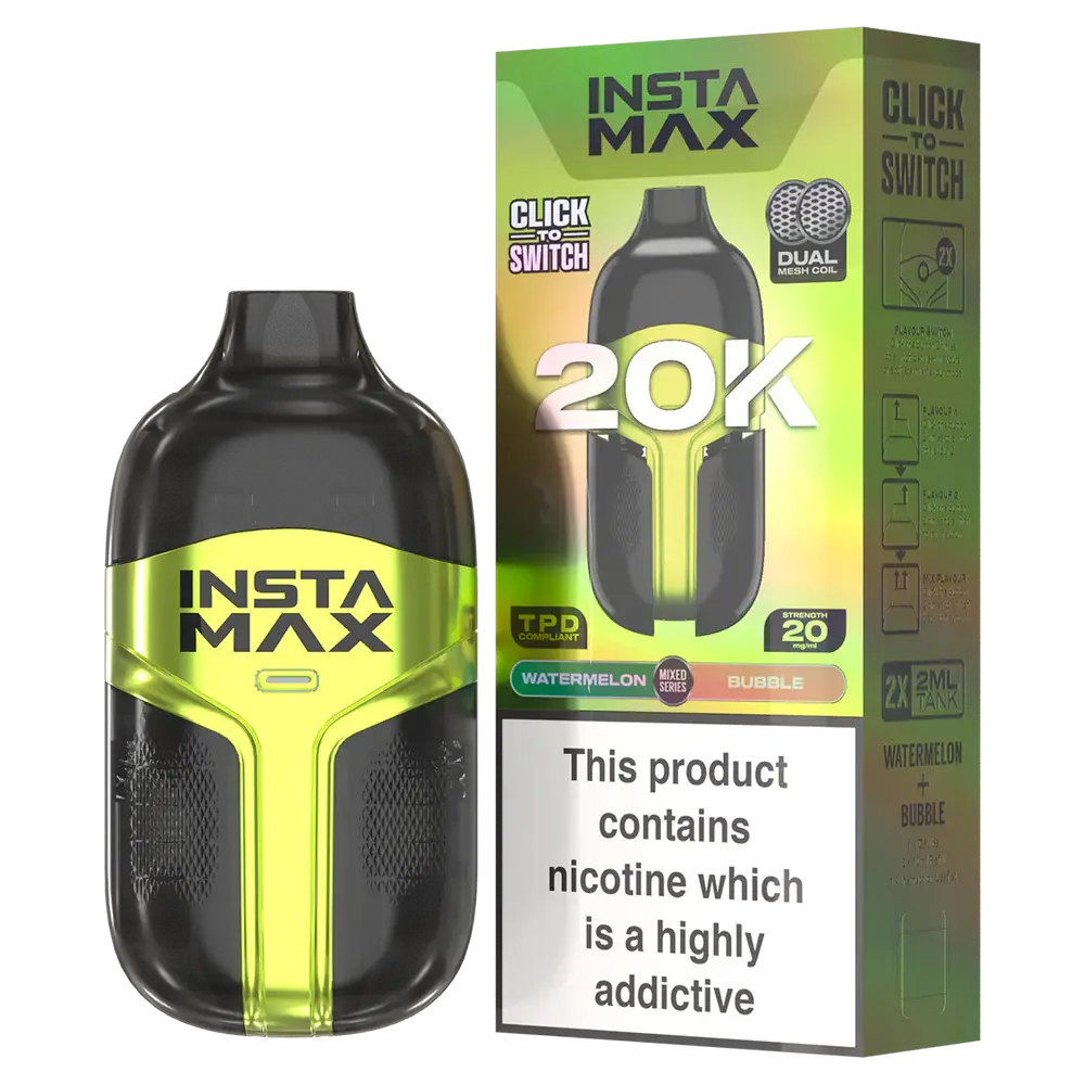 Insta Max 20000 Puffs Disposable Vape pack of 5
