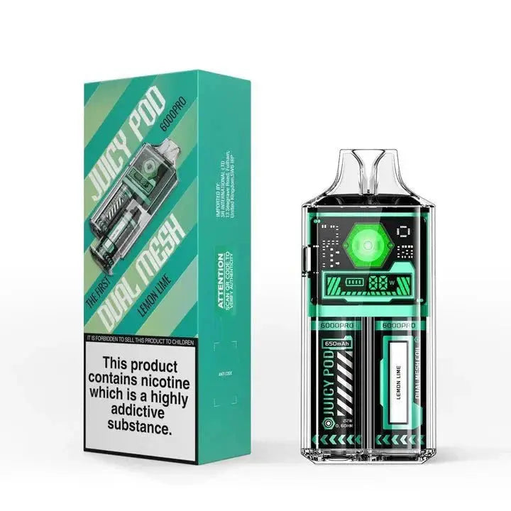 Juicy Pod Good Pro 6000 Puffs Disposable Vape Box of 5