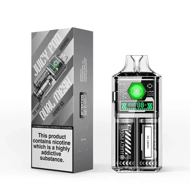 Juicy Pod Good Pro 6000 Puffs Disposable Vape Box of 5
