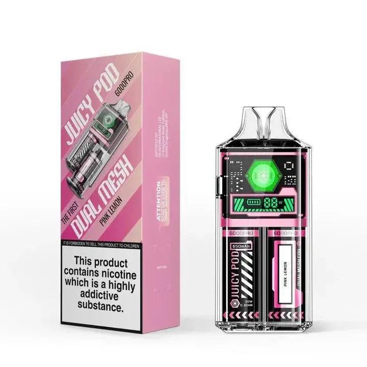 Juicy Pod Good Pro 6000 Puffs Disposable Vape Box of 5
