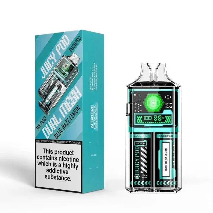 Juicy Pod Good Pro 6000 Puffs Disposable Vape Box of 5