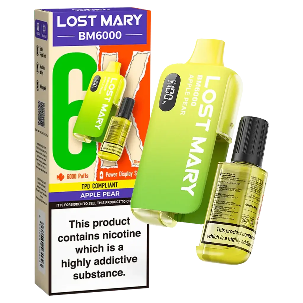 Lost Mary BM6000 Disposable Rechargeable Vape Kit 6000 Puffs