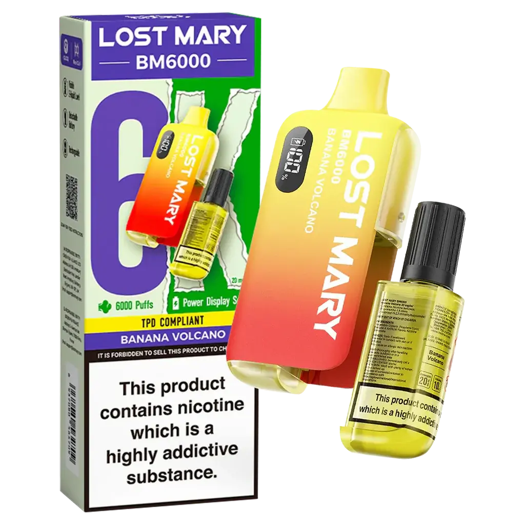 Lost Mary BM6000 Disposable Rechargeable Vape Kit 6000 Puffs