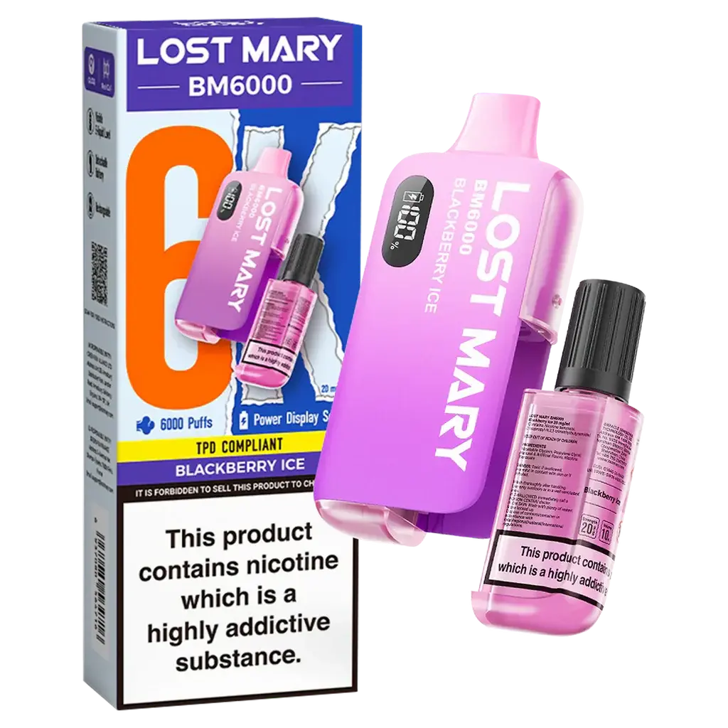 Lost Mary BM6000 Disposable Rechargeable Vape Kit 6000 Puffs