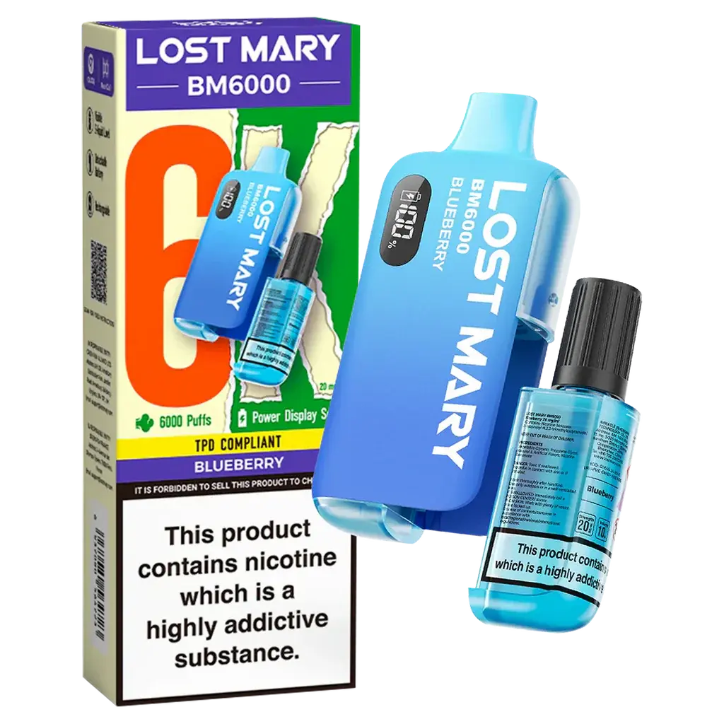 Lost Mary BM6000 Disposable Rechargeable Vape Kit 6000 Puffs