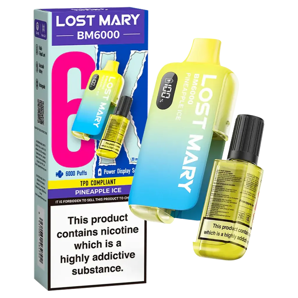 Lost Mary BM6000 Disposable Rechargeable Vape Kit 6000 Puffs