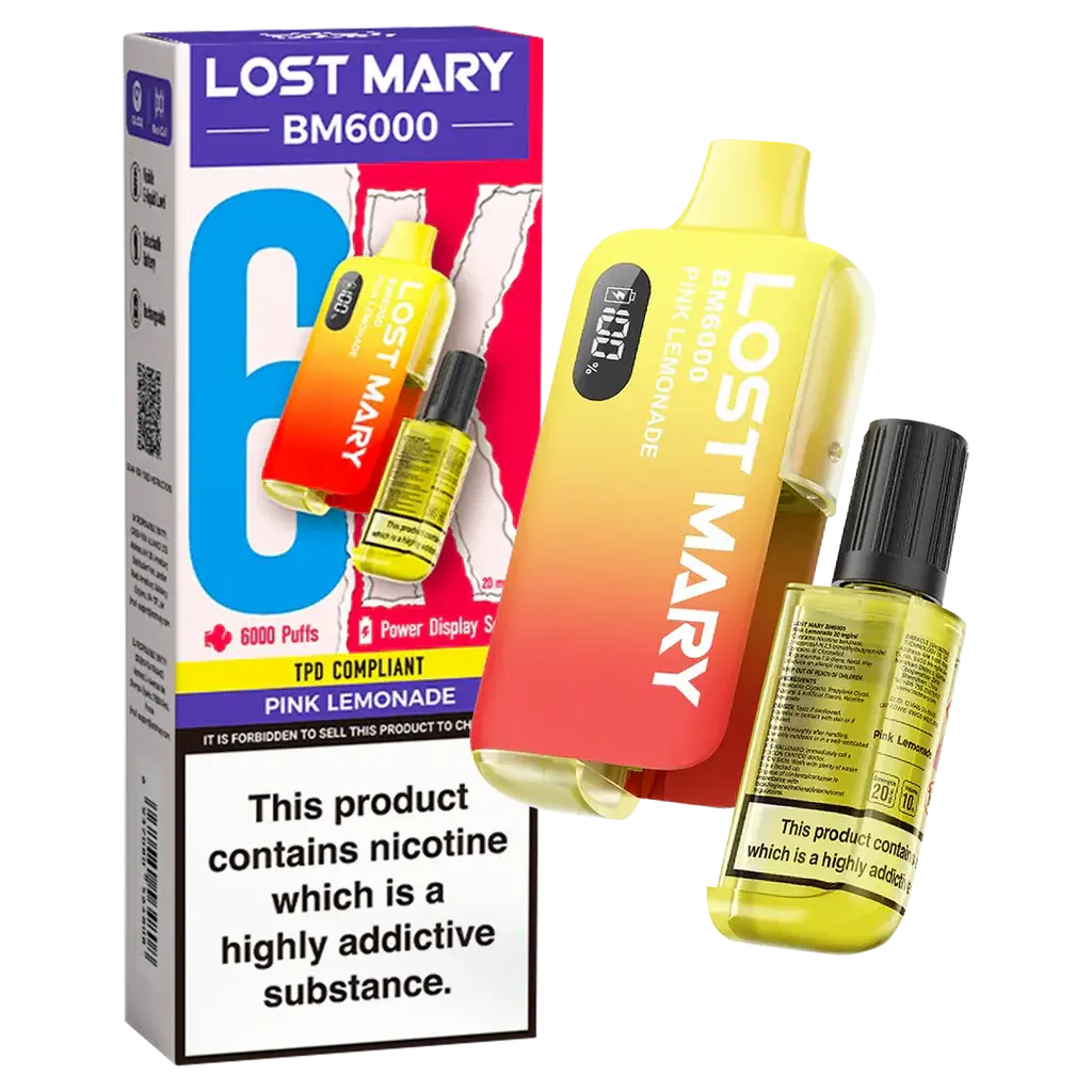 Lost Mary BM6000 Disposable Rechargeable Vape Kit 6000 Puffs