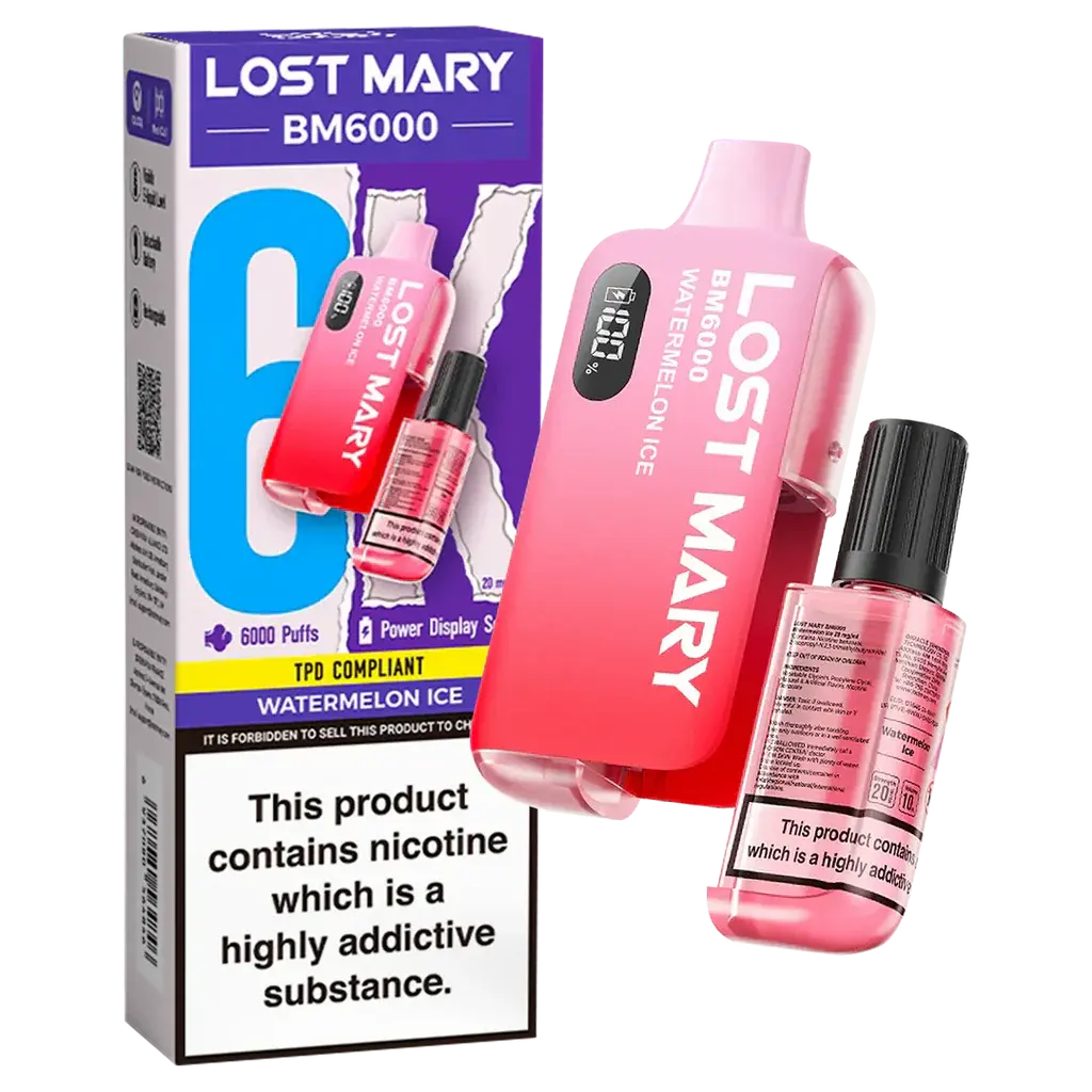 Lost Mary BM6000 Disposable Rechargeable Vape Kit 6000 Puffs