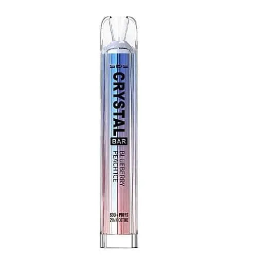 SKE Crystal 600 Puffs Disposable Vape Pod Device 20MG - box of 10