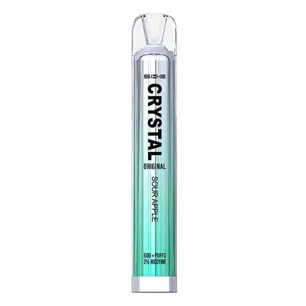 SKE Crystal 600 Puffs Disposable Vape Pod Device 20MG - box of 10