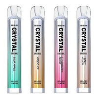 SKE Crystal 600 Puffs Disposable Vape Pod Device 20MG - box of 10