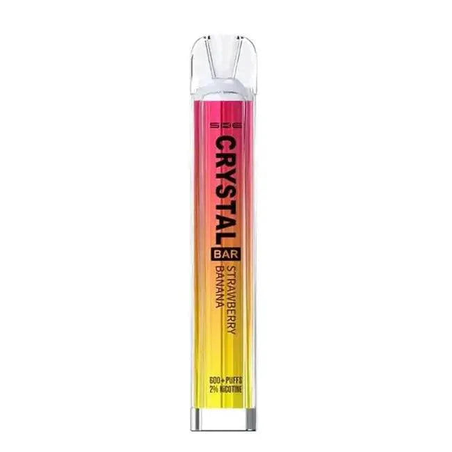 SKE Crystal 600 Puffs Disposable Vape Pod Device 20MG - box of 10