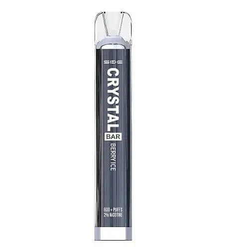 SKE Crystal 600 Puffs Disposable Vape Pod Device 20MG - box of 10