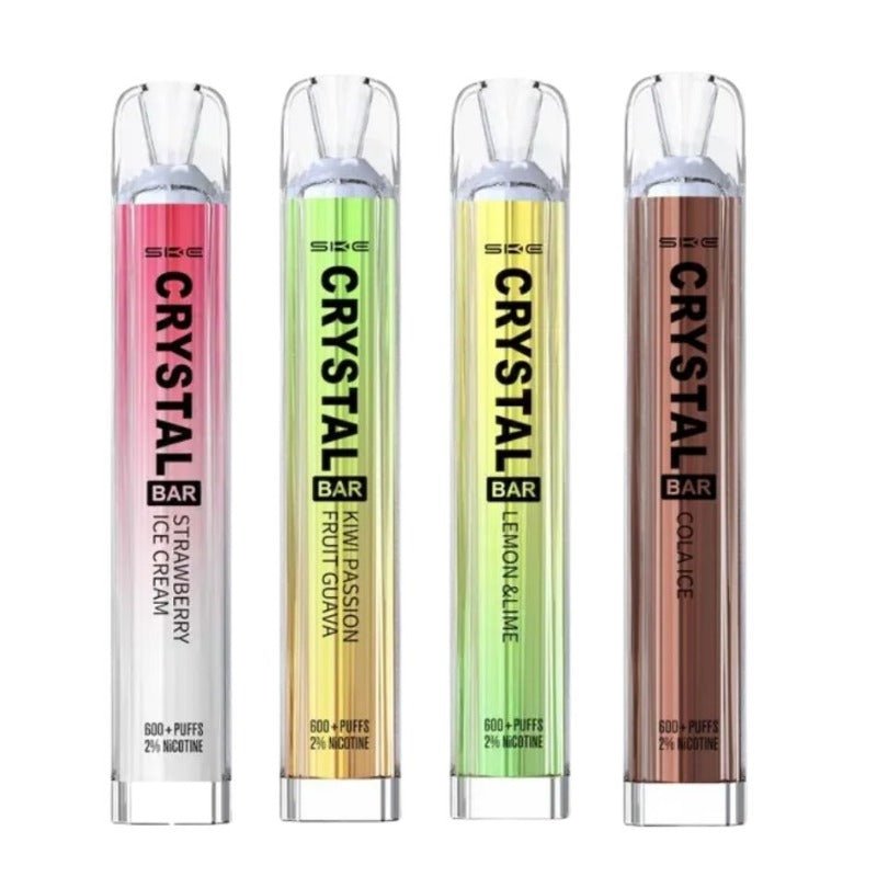 Ske Crystal Bar 600 Puffs Disposable Vape Device 20MG [Box of 10]