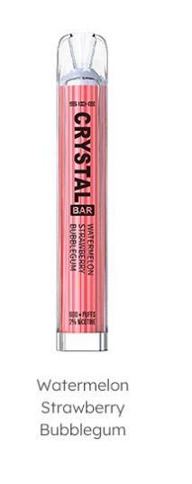 Ske Crystal Bar 600 Puffs Disposable Vape Device 20MG [Box of 10]