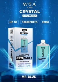 WGA Crystal Pro Max 10000 Puffs Disposable Vape Box Of 10