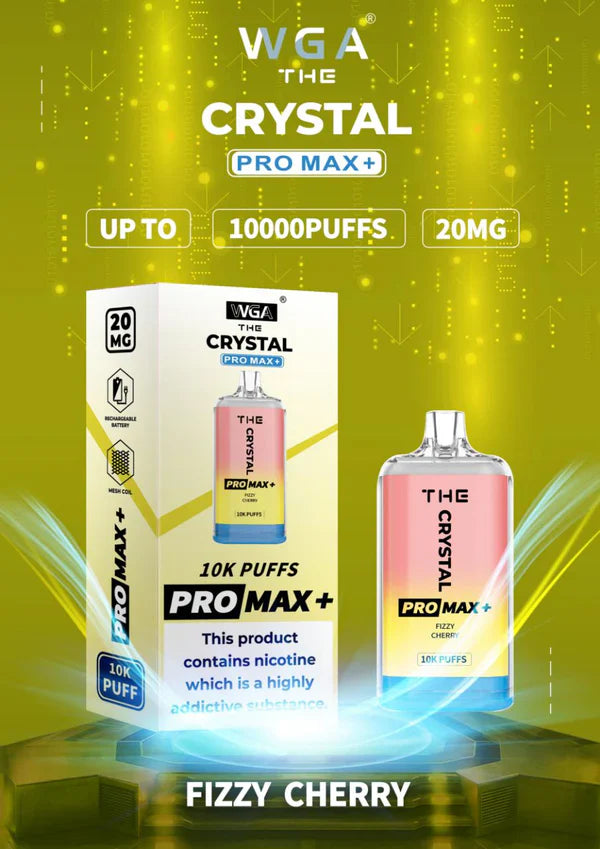 WGA Crystal Pro Max 10000 Puffs Disposable Vape Box Of 10