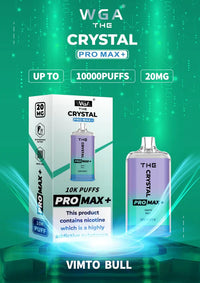 WGA Crystal Pro Max 10000 Puffs Disposable Vape Box Of 10